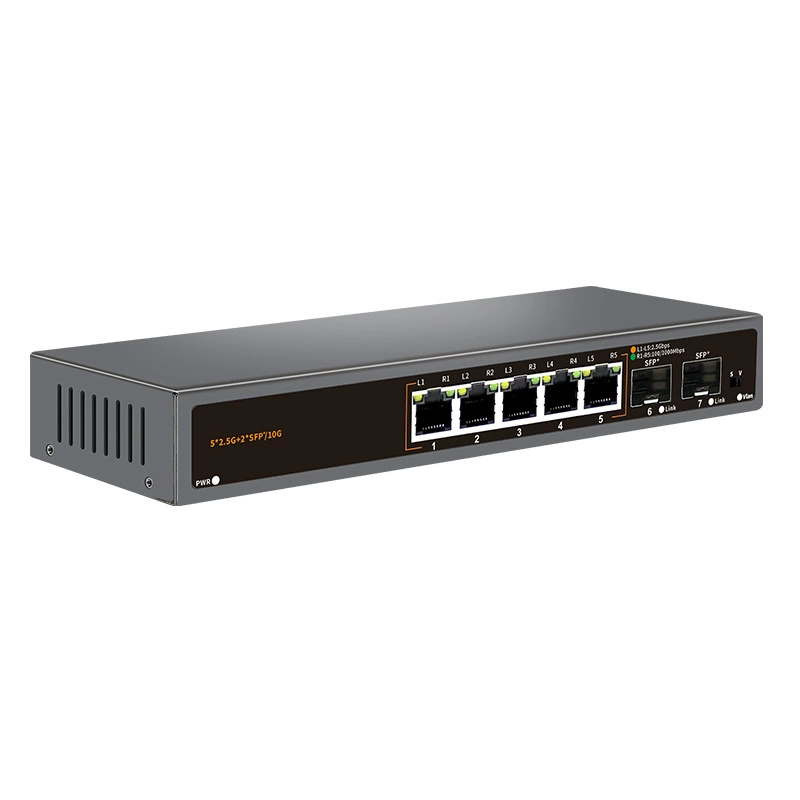 WEB/APP network management switch 2.5G5 port/7 port 10G cloud network management switch SFP+ server aggregation connection