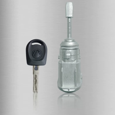 Suitable for Volkswagen's old collar right door lock cylinder 1 key auto parts OE:3B0837 167 168 (Avtomobil qapı kilidi silindrləri)