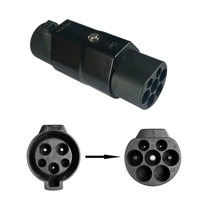 Qiao Yimei Standard to National Standard Type1-Gbt Charging Pile J1772 Adapter Suitable for Mp New Energy Vehicles (EV şarj adapterləri) - american-standard-pile-to-national-standard-vehicle
