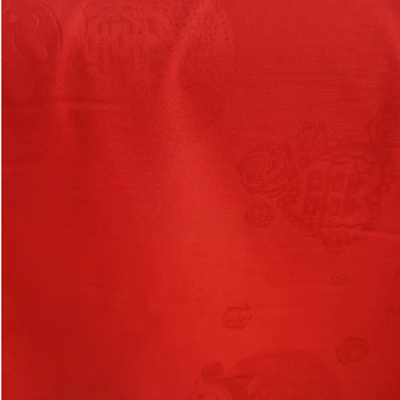 桑蚕丝提花面料 纯棉全棉喷气缎纹大提花布料 婚庆酒店蚕丝被壳布