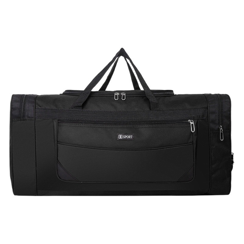 New Travel Bag, Large Capacity Business Trip Bag, Nylon Water-Repellent Portable Luggage Bag, Men's Lightweight Work Bag