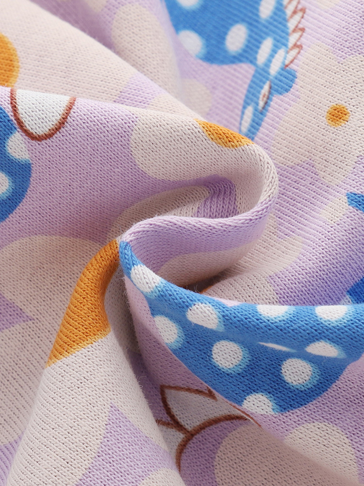Malwee transfronterizo ropa doméstica de niñas verano nuevo estilo europeo y americano para niños pequeños adorables set de camiseta de cuello redondo