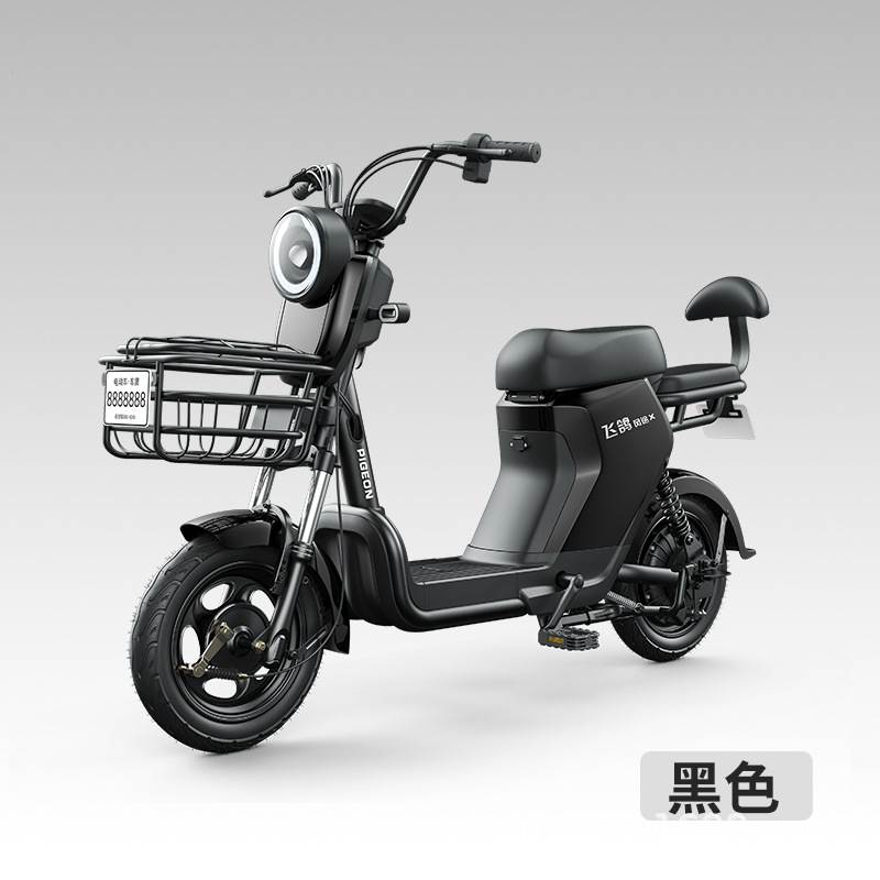 Nueva bicicleta eléctrica estándar nacional coche inteligente para mujeres para llevar 48V litio para adultos estudiantes padres e hijos pueden tomar la tarjeta