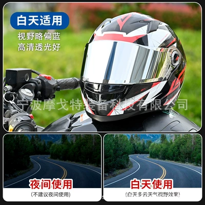 Motorcycle Helmet Lenses, Full-Face: Dəbilqə (Kaska) aksesuarları - ff358396392300-transparent-silver-without-lock