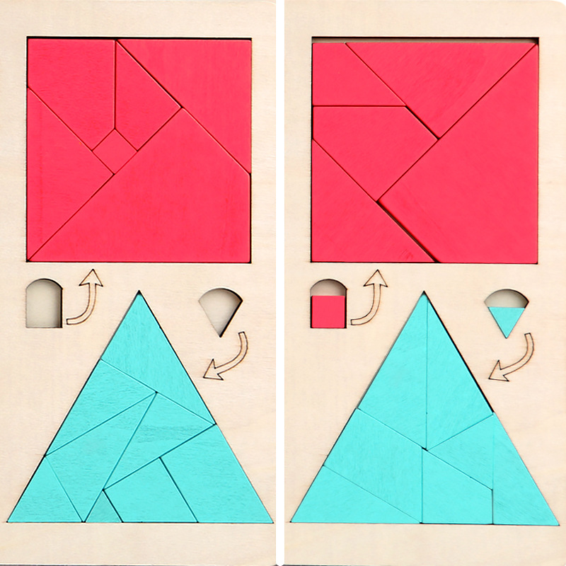 Puzzle de pensamiento espacial infantil 3 - en - 1 puzzle puzzle de pensamiento espacial digital creativo puzzle juguetes de entrenamiento de educación temprana