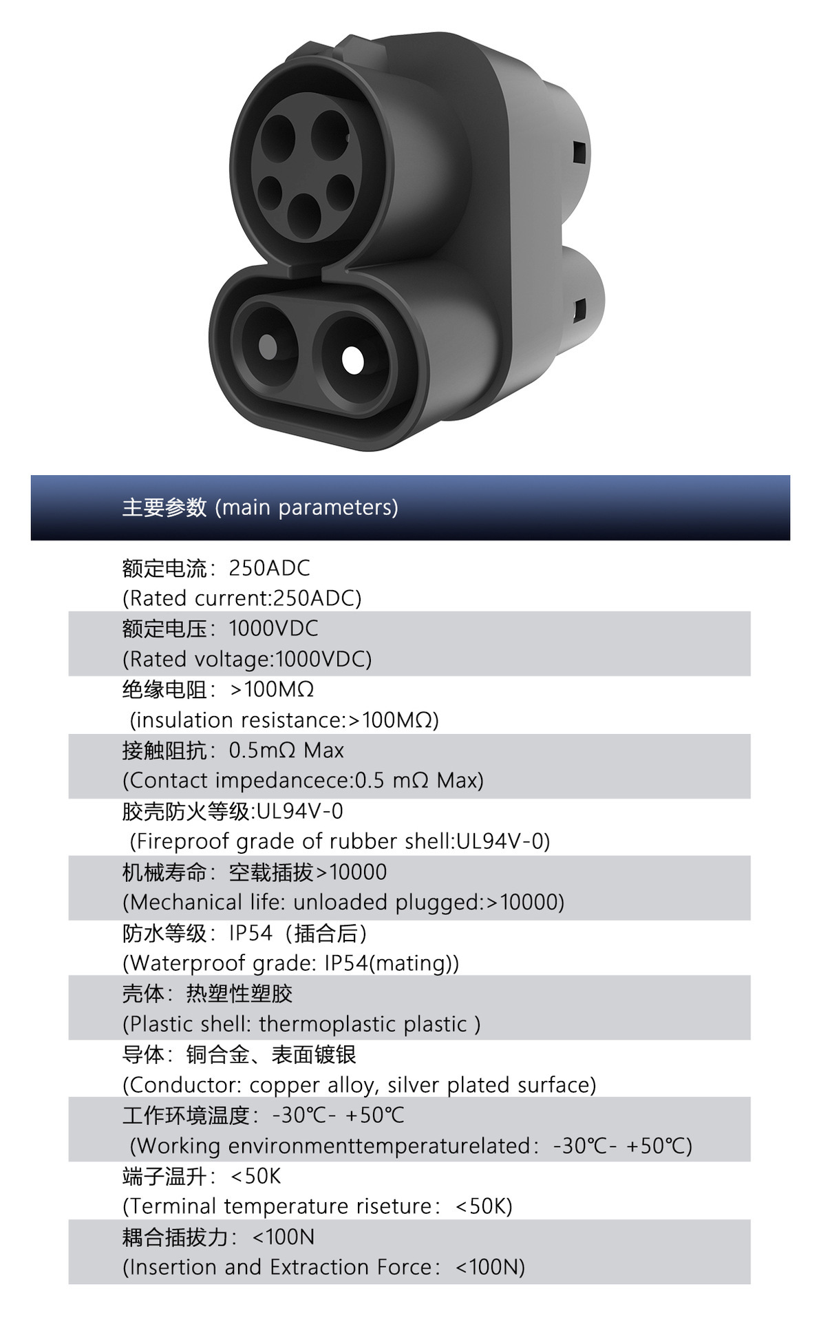 Charging Station Adapter for New Energy Electric Vehicles, Us to Eu Ccs1 to Ccs2 Converter, Dc Fast Charging Car Adapter