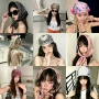 包头辣妹元素涂鸦头巾