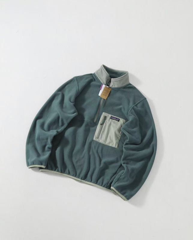 pata 1/2-Zip フリース プルオーバー アウトドア ウォーム ハーフジップ プルオーバー フリース スウェットシャツ|undefined