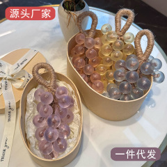 跨境爆款水晶葡萄香皂送朋友老师香薰仿真抖音创意肥皂伴手礼代发
