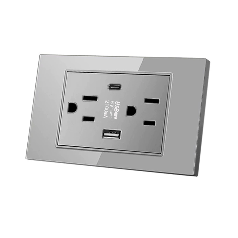 118 U.S.-standard sockets American USB Thailand Vietnam Thai Six-hole Type-C switch socket