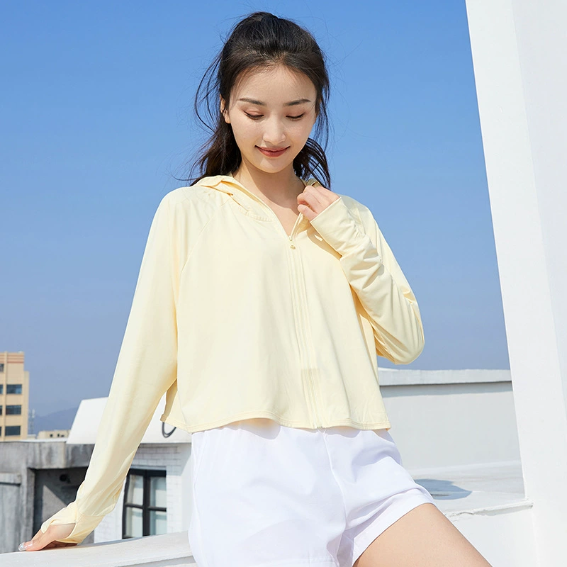 Летняя уличная солнцезащитная одежда для женщин, ледяной шелк UPF50 + виниловый козырек, женская шаль с защитой от ультрафиолета, плащ, кожаная одежда для женщин