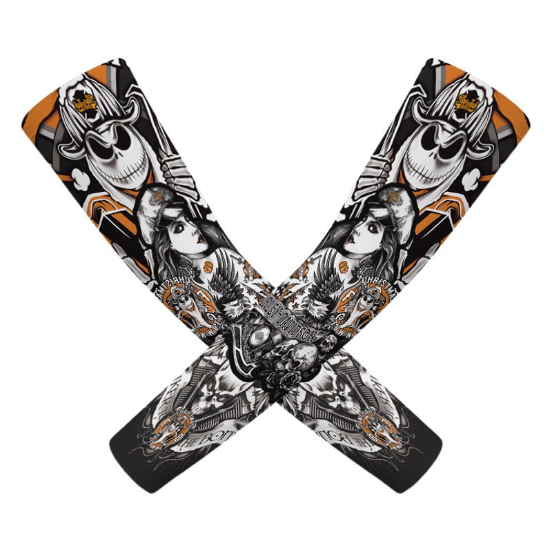 Outdoor Motorcycle Riding Sunscreen Ice Silk Sleeve Bicycle Mountaineering Fishing Sunshade Tattoo Sleeve Basketball Armguard