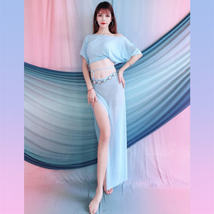 Baiya Qianhui Belly Dance 2025 New Suit Tassel Beads Sequin Dance Suit Performance Suit Practice Suit