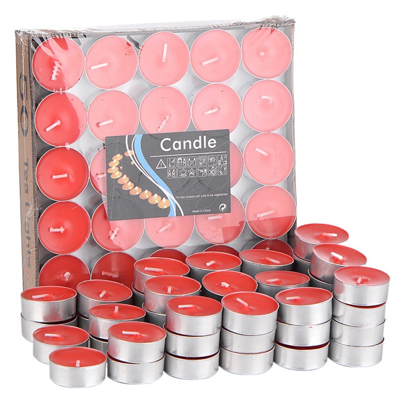 Libre de humo aromaterapia té mantequilla vela propuesta de boda DIY confesión pantalla imagen redonda cumpleaños té cera fábrica suministro directo