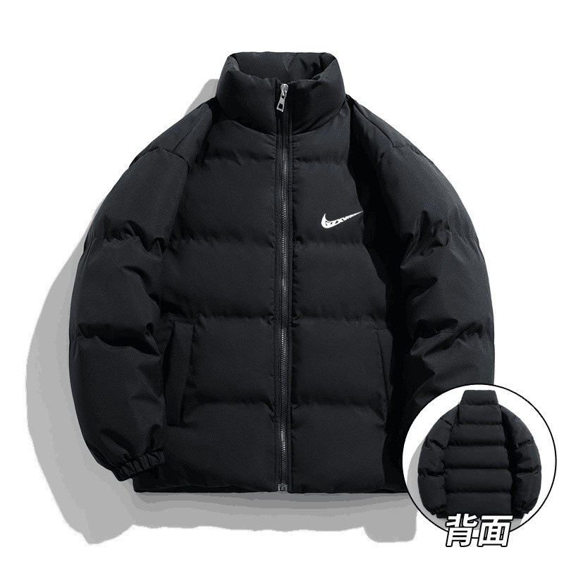 Pareja casual abrigo de pan estudiante abrigo de algodón acolchado collar de pie de los hombres engrosada abrigo de algodón acolchado 2023 invierno nuevo cálido ins moda