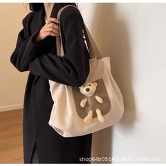 大容量バッグ女性かわいいベアーのショルダーバッグ