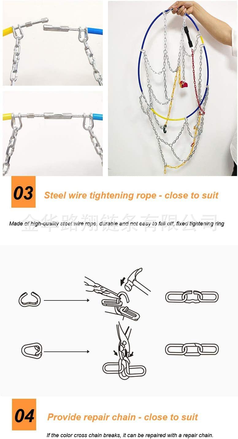 4Wd Suv Car Tire Anti-Skid Chains Tire Snow Chains
