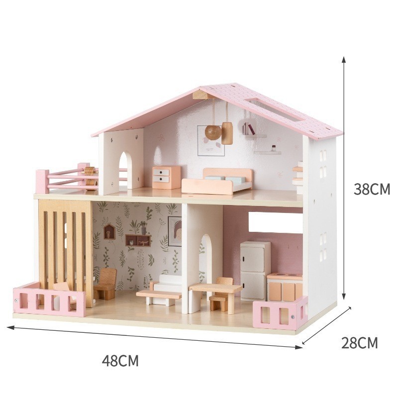 Doll house bungalow (pink top) 3.6kg