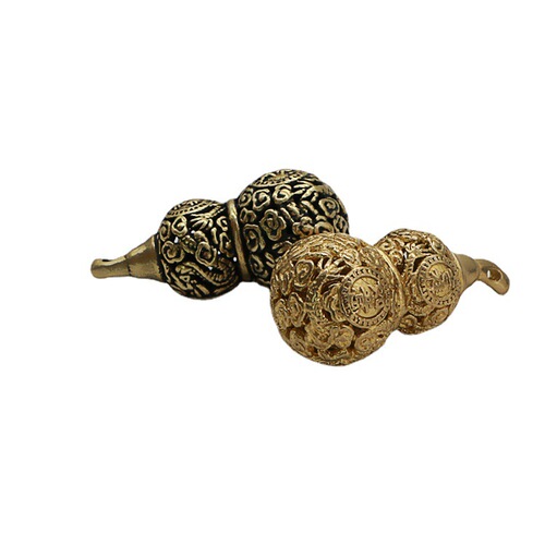 Retro pure copper auspicious dragon pattern gourd pendant car pendant feng shui ornaments car decoration