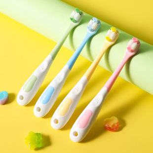 Factory wholesale candy color suitable for children aged 2-12 toothbrush bundle soft hair
