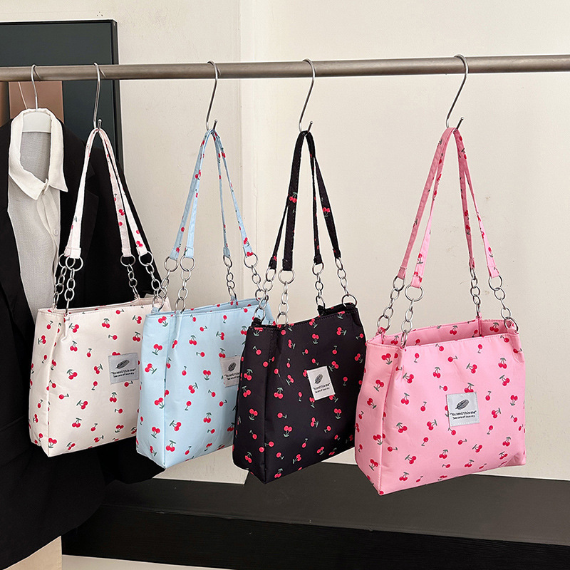 2026 New Cute Printed Large-Capacity Versatile Tote Bag Trendy Fresh Fashion Versatile Shoulder Underarm Bag for Women 2026 New Cute Printed Large-Capacity Versatile Tote Bag Trendy Fresh Fashion Versatile Shoulder Underarm Bag for Women