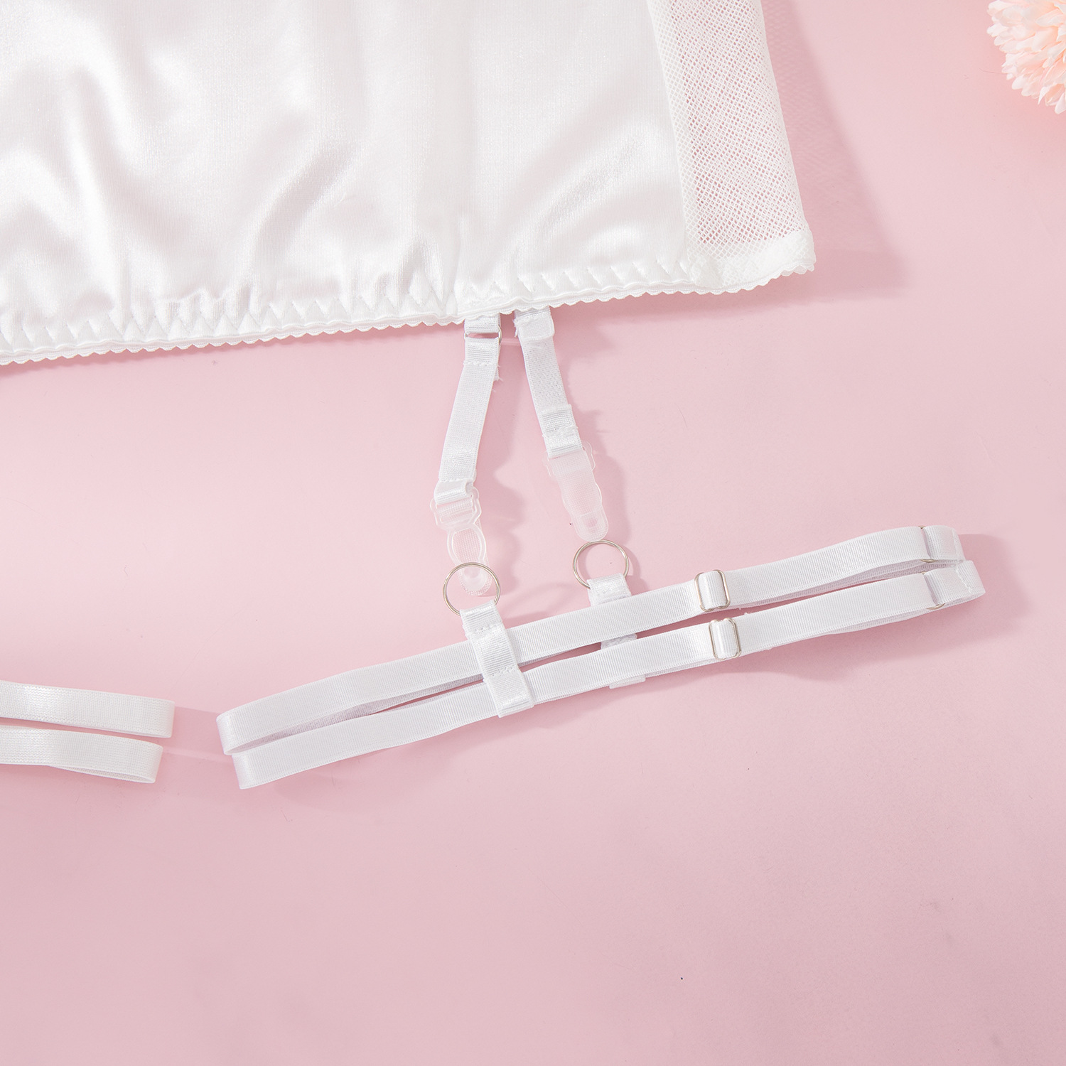 Mujeres Elegante Señora Sexy Color Sólido Conjunto De Lencería Sexy Coordinado Casual Fiesta A Diario Correa Lencería Sexy display picture 27