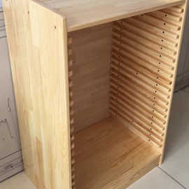 幼儿园实木画板柜画室4开K纸整理柜湿水彩柜木质架画板收纳柜