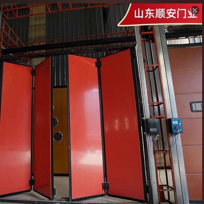 Customized Aircraft Hangar Doors, Factory Electric Folding Doors, Source Manufacturer of Large Workshop Industrial Folding Doors