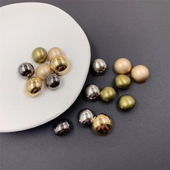 Fashion Leisure Suit Coat Trench Coat Shirt Button Metal Mushroom Buttons Fashion Accessories Polished Hand-Stitched Buttons