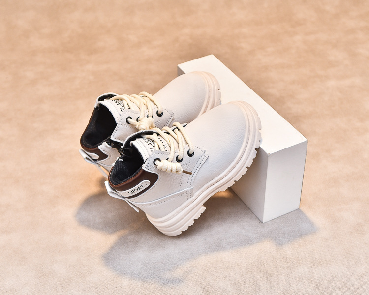 Kindermartinstiefel Aus Leder Für Jungen Und Mädchen Herbst_voghion.com