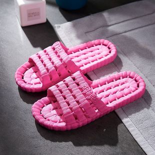 Slippers for Women Summer Home Indoor Bathroom Non-Slip Bathing Soft Bottom Home Outdoor Wear Cute Men's Home Slippers Zhezhe