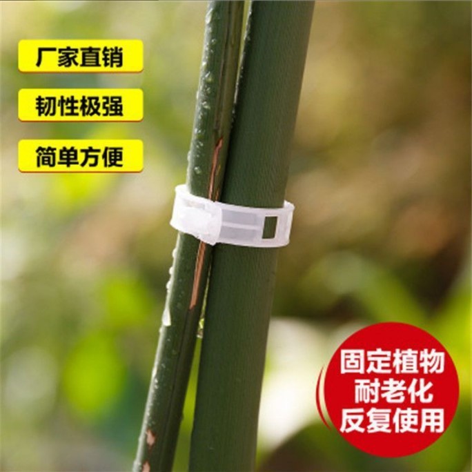 Twist-Clamp Plant Fixing Clip, Vegetable Plant Support, Greenhouse Cucumber Tree Fruit Tomato Plant Hanging Vine Clip