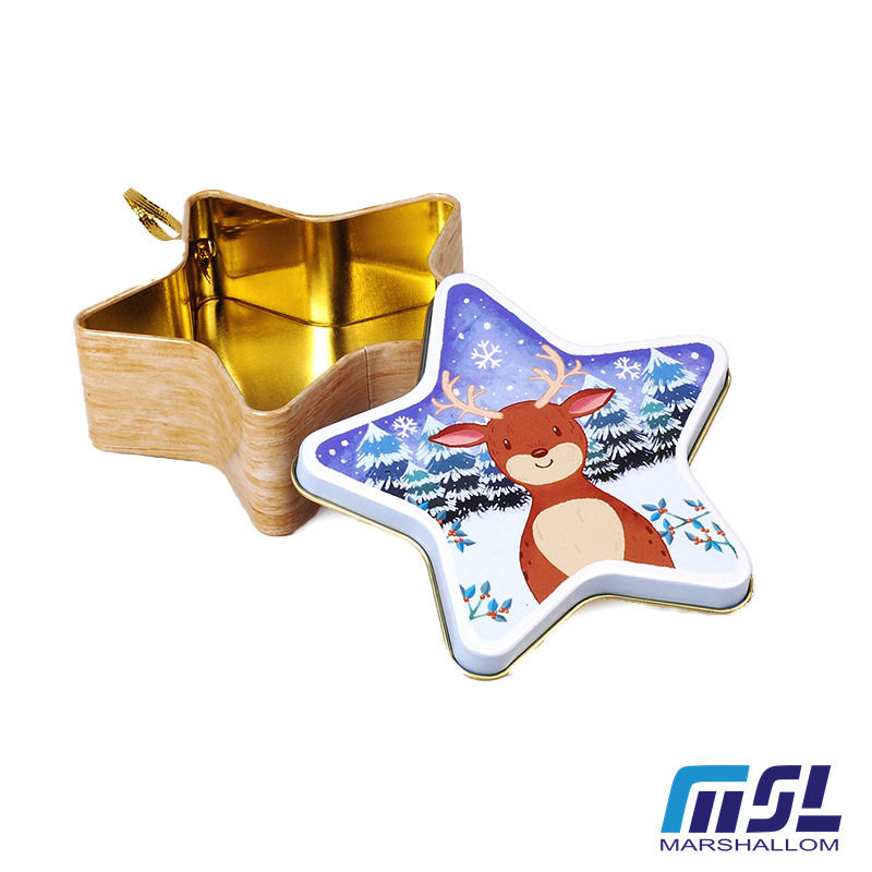 源头厂家 优惠供应精美马口铁ML-1399星形铁盒(图)