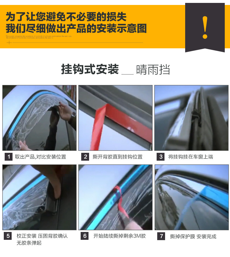 Car Rain Eyebrow Visor for Honda URV XRV Fit Jade Crider Breeze CRV