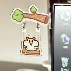 ねずみブランコのアクリル側には、ロック音楽を飾ってかわいい文創周辺を癒して、親友にカードをプレゼントします