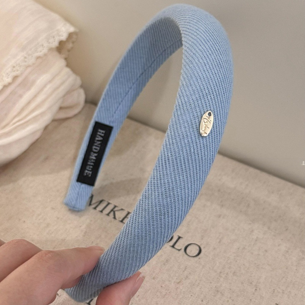 2 # Blue striped headband
