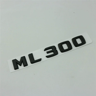 Mercedes-Benz ML-Class ML400 modified lettering, ML350 lettering, ML450 rear lettering, ML500 4MATIC car stickers, black (Car logo) - standard-ml300