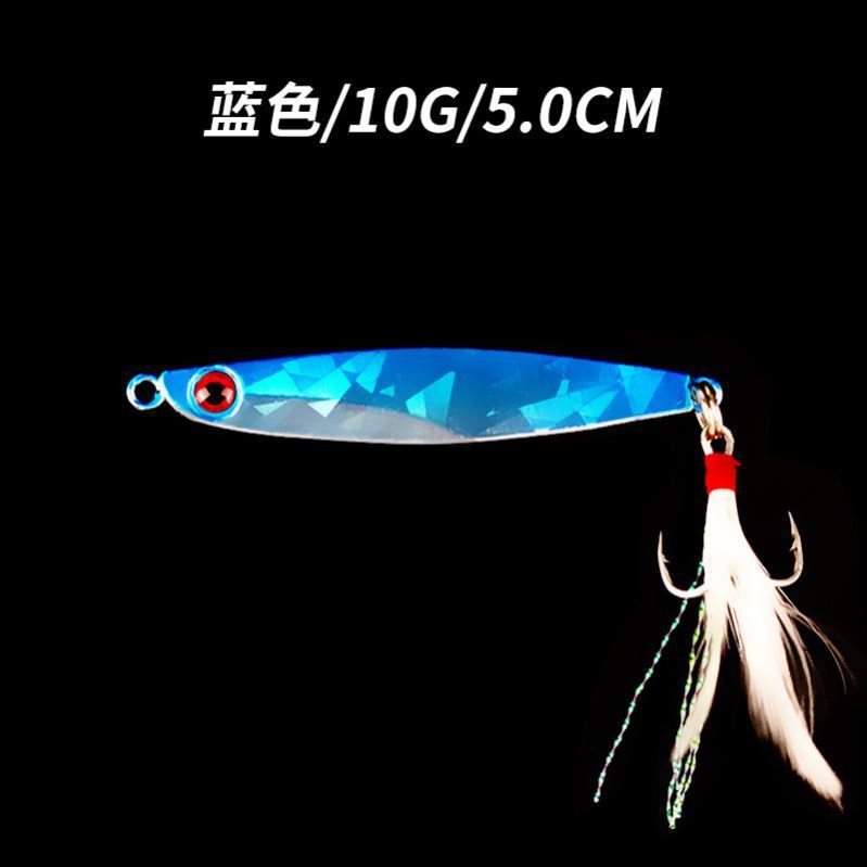 Flutter Jigging Spoon Fishing Lure Spinner Baits Fresh Water Bass Swimbait Tackle Gear