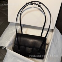 26P小香风Preppy Coco单肩腋下包明星同款球纹牛皮口盖包手拎女包