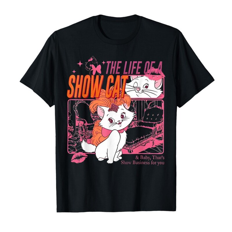 The Life of a Show Cat, Cat Mom, Cat Lover, Funny T-Shirt for Show Cats, Men'S, Women's Short T-Shirt
