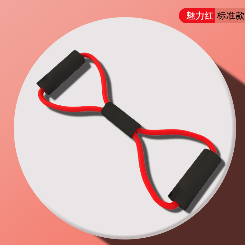 Fábrica de ocho palabras tirar de la cuerda de yoga tirar de la cuerda deportes de fitness elástico tirar cinturón abierto hombro belleza espalda 8-palabra tirar dispositivo