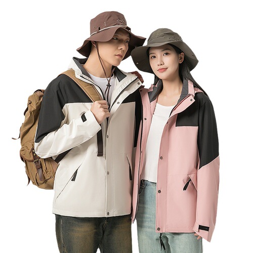  New Jacket Men's Outdoor Waterproof and Windproof Single Jacket Women's Warm and Breathable Couple Jacket Coat Wholesale