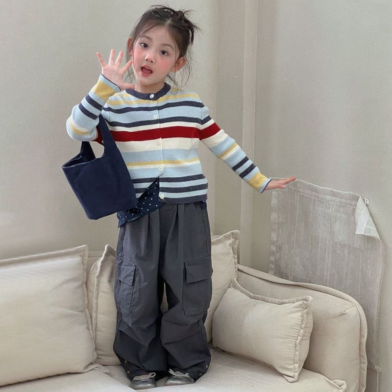 demi-season children's knitted sweater