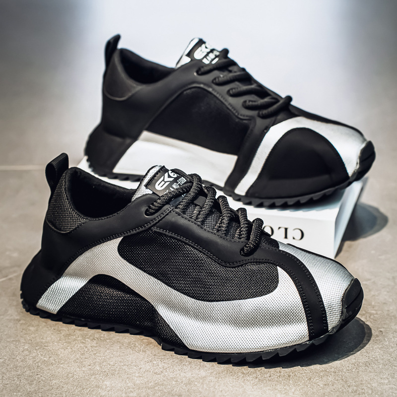 2025 primavera y verano nueva moda todo-fósforo zapatos casuales cómodos Douyin net rojo el mismo estilo Forrest Gump zapatos deportivos para hombres