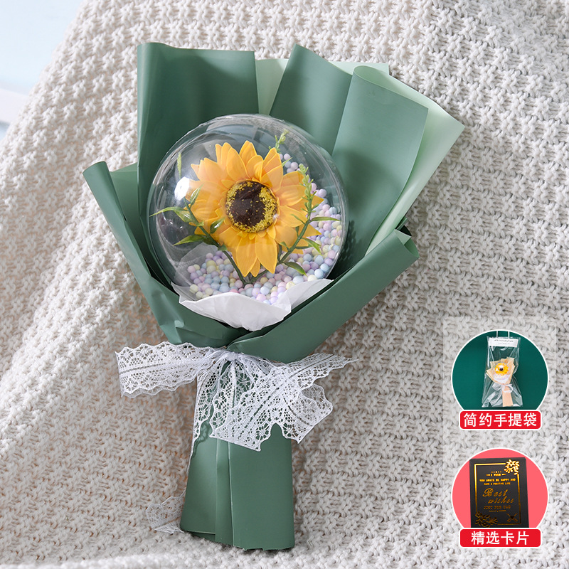 Sanba diosa Festival regalo estrella cielo bola estrellado cielo eterno ramo seco para hombre novia esposa regalo de cumpleaños