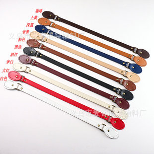 Bag with Round Ears Handle Suture Handle Hand-in-hand Underarm Bag with Handle Imitation Leather Shoulder Strap Bag Handmade Accessories