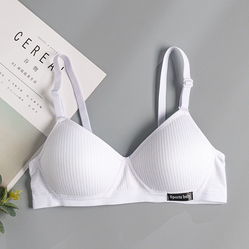 Wireless Girls' Training Bra Top, Comfortable Thin Support, Sizes 32/70AB–38/85AB