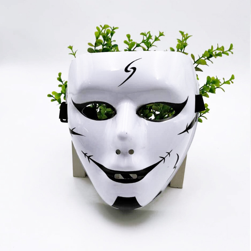 Máscara pintada de hip-hop, hombre y mujer, cara completa, hip-hop, bailarín enmascarado, baile de fantasmas, venganza, vestido de baile callejero