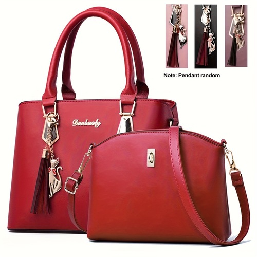Ladies Large Capacity Handbag 2025 New Fashion Women's Bag Mother Bag Versatile Shoulder and Crossbody Bag