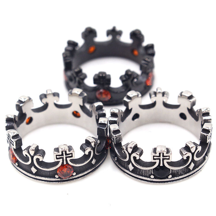 Crown Red Diamond Ring - Variation